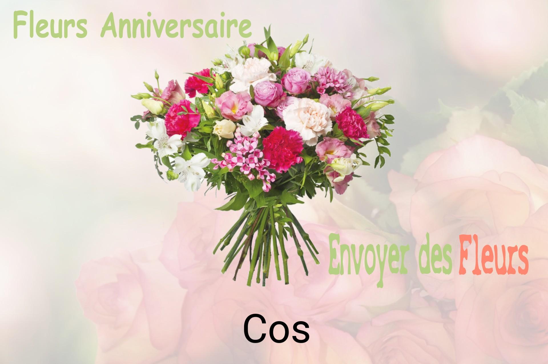 Bouquet de fleurs d’anniversaire livré à Cos